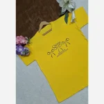 تیشرت چاپی طرح پاپیون سوپر پنبه اعلا لانگ فری سایز زنانه - تصویر 11