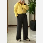 شلوار جاگر بگ پاییزه ملانژ داخل موهر - تصویر 2