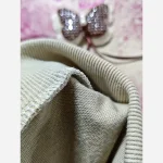بلوز و شلوار دورس پنبه لاکرا طرح پروانه ترند بچه گانه زرشکی و سرخابی - تصویر 6