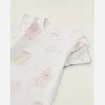 ست سه تیکه دخترانه طرح میفی شامل سوییشرت کلاه دار زیر دکمه و شلوار - تصویر 3