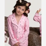 روبدوشام دخترانه سایز 60 تا 90 از جنس نخ پنبه لاکرا با طراحی شیک و راحت - تصویر 6