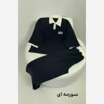 ست تیشرت شلوار زنانه جنس دبل مازراتی 400 گرمی فری سایز