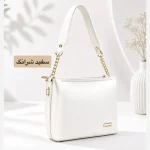 کیف زنانه چرم مصنوعی رسمی و روزمره با بند بلند - تصویر 9