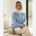 شومیز زنانه مدل حسنا جنس توکی کراش سایز بزرگ - تصویر 2