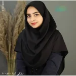 مقنعه ساده اداری نخی بروجرد اصلی قد 100 فری سایز