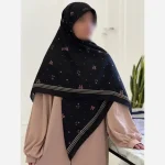روسری نخی طرحدار قواره 140 - تصویر 2