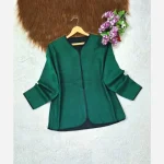 مانتو گلیمی گیلدخت درجه یک فری سایز قرمز سبز - تصویر 4