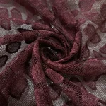 مینی اسکارف گیپور چهار گوش طرح سنگی ابعاد 70 در 70 سانتی متر - تصویر 5