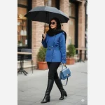 ترنچ کت زنانه کتان زارا آستردار مدل الین - تصویر 4