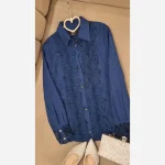 شومیز زنانه جنس توکی کراش مدل آیسو سایز 36 تا 58 - تصویر 11