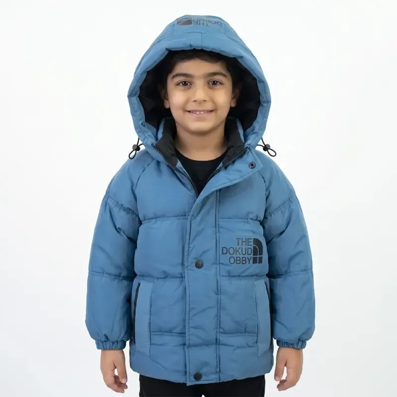 f8d331e9-a245-402d-a849-093174e85109 کاپشن پسرانه برزنتی خزدار آبی رنگ پاییزه و زمستانه - تصویر 1