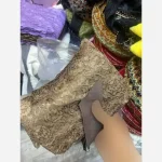 بارونی زنانه مدل پرستو جنس کتان تی سی سایز بزرگ و معمولی کمر گت دار - تصویر 4